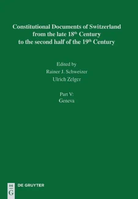 Geneva by Rainer J. Schweizer, Ulrich Zelger