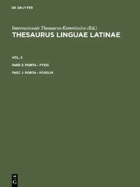 Porta - Possum by Internationale Thesaurus-Kommission