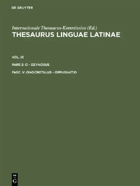 Onocrotalus - Oppugnatio by Thesaurusbüro München, Internationale Thesaurus-Kommission