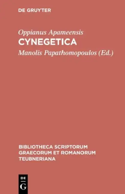 Cynegetica by Oppianus Apameensis, Manolis Papathomopoulos