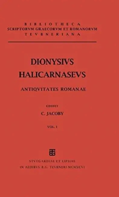 Libri I-III by Dionysius Halicarnaseus, Karl Jacoby