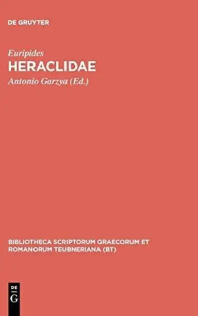 Heraclidae by Euripides, Antonio Garzya