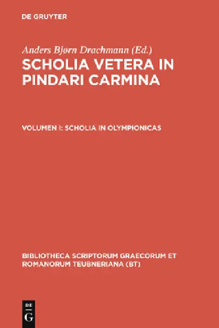 Scholia in Olympionicas by Anders Bjørn Drachmann