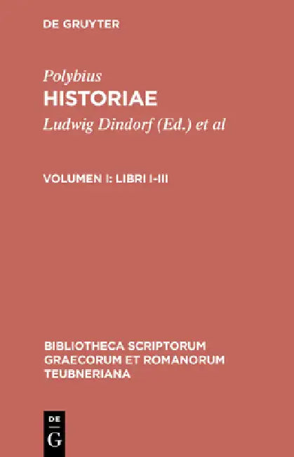Libri I-III by Polybius, Ludwig Dindorf, Theodor Büttner-Wobst