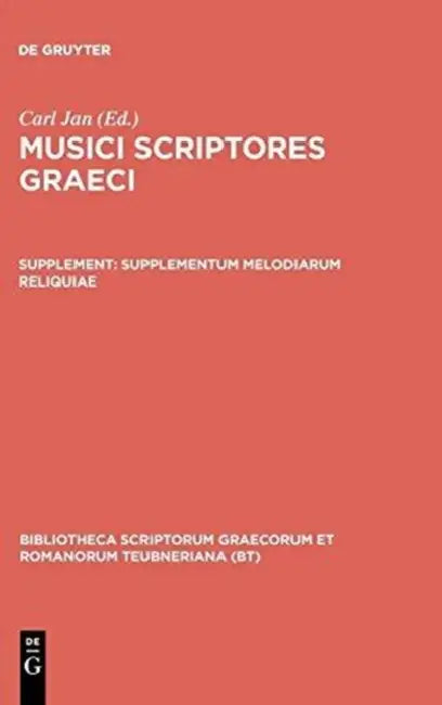 Supplementum Melodiarum Reliquiae by Carl Jan