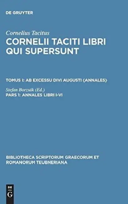 Annales Libri I-VI by Cornelius Tacitus, Stefan Borzsák