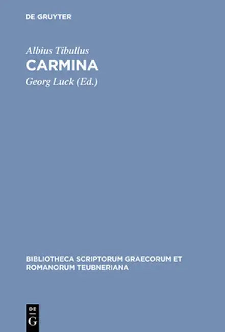 Carmina by Albius Tibullus