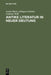 Antike Literatur in neuer Deutung by Anton Bierl, Arbogast Schmitt, Andreas Willi