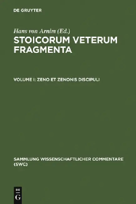 Zeno et Zenonis discipuli by Hans Von Arnim