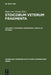 Chrysippi Fragmenta Logica Et Physica by Hans Von Arnim