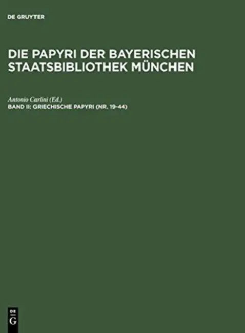 Griechische Papyri (NR. 19-44) by Antonio Carlini