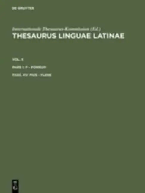 Pius - Plene by Internationale Thesaurus-kommission (COR)/ Internationale Thesaurus-kommission (EDT)