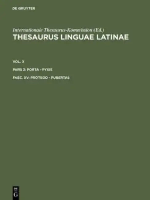 Protego - Pubertas by Internationale Thesaurus-kommission (COR)/ Internationale Thesaurus-kommission (EDT)