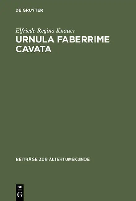 Urnula Faberrime Cavata by Elfriede Regina Knauer