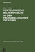Poetologische Bildersprache in Der Frühgriechischen Dichtung by René Nünlist