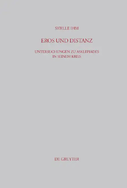 Eros und Distanz by Sybille Ihm