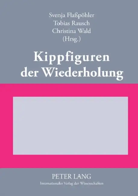Kippfiguren der Wiederholung: Interdisziplinaere Untersuchungen zur Figur der Wiederholung in Literatur, Kunst und Wissenschaft by Svenja Flaßpöhler, Tobias Rausch, Christina Wald