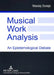 Musical Work Analysis: An Epistemological Debate by Maciej Golab