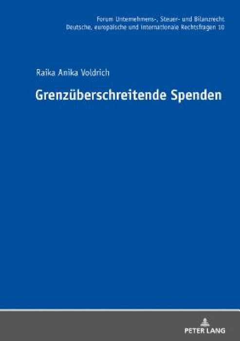 Grenzueberschreitende Spenden by Raika Voldrich