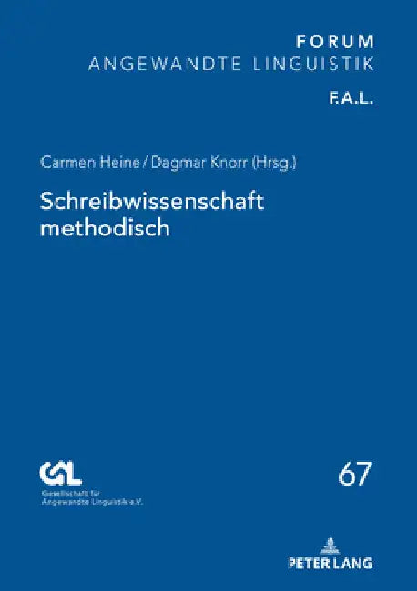 Schreibwissenschaft methodisch by Gesell Für Angewandte Linguistik E V
