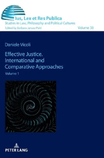 Effective Justice. International and Comparative Approaches: Volume 1 by Barbara Janusz-Pohl
