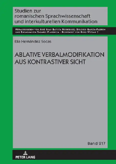 Ablative Verbalmodifikation aus kontrastiver Sicht by Elia Hernández Socas