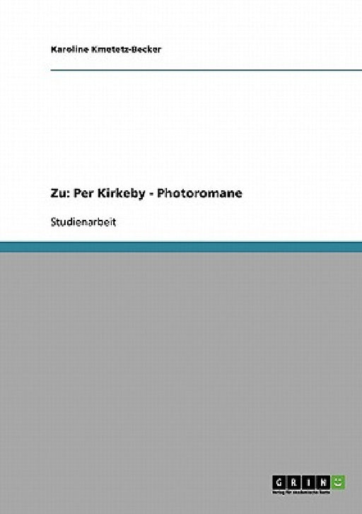 Zu: Per Kirkeby - Photoromane by Karoline Kmetetz-Becker