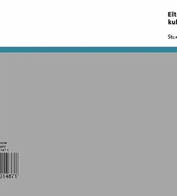 Eltern-Kind-Beziehungen aus kulturvergleichender Sicht by Fleischmann, Nicole