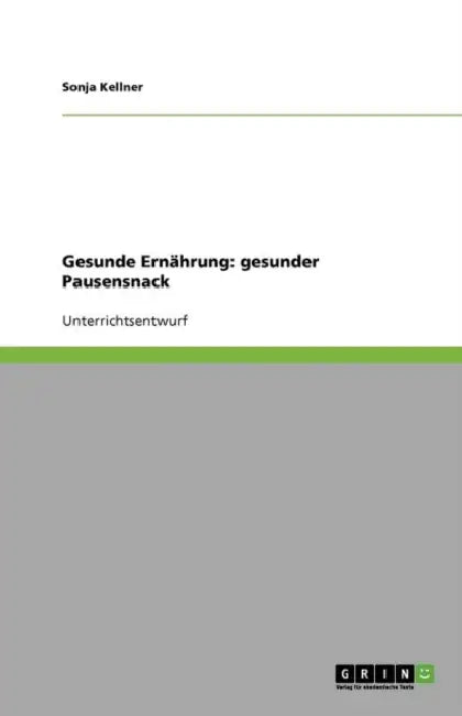 Gesunde Ernährung: gesunder Pausensnack by Sonja Kellner