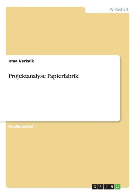 Projektanalyse Papierfabrik by Irma Verkaik