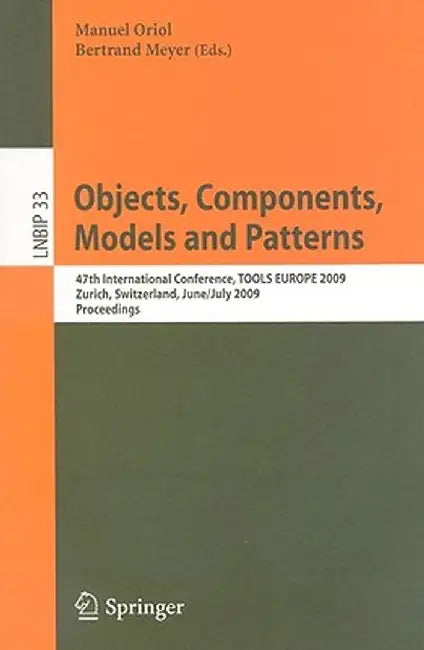 Objects, Components, Models and Patterns by Manuel Oriol