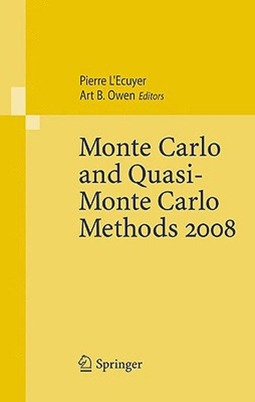 Monte Carlo and Quasi-Monte Carlo Methods 2008 by Pierre L' Ecuyer