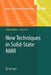 New Techniques in Solid-State NMR by Jacek Klinowski