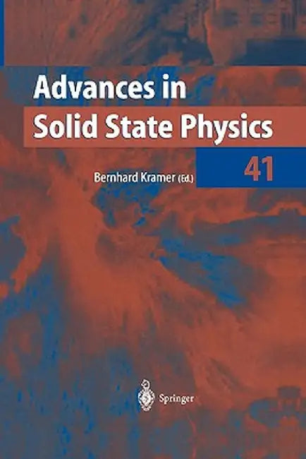 Advances in Solid State Physics by Bernhard Kramer