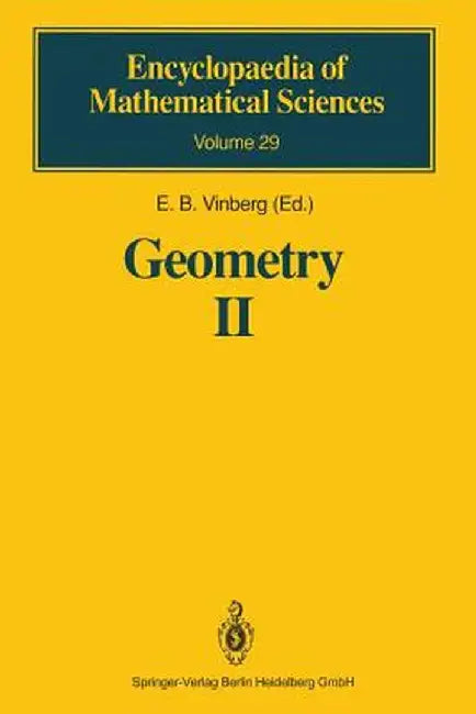 Geometry II: Spaces of Constant Curvature by E. B. Vinberg