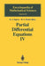 Partial Differential Equations IV: Microlocal Analysis and Hyperbolic Equations by Yu V. Egorov