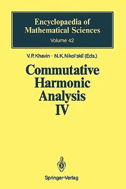 Commutative Harmonic Analysis IV: Harmonic Analysis in Irn by V. P. Khavin