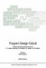 Program Design Calculi by Manfred Broy