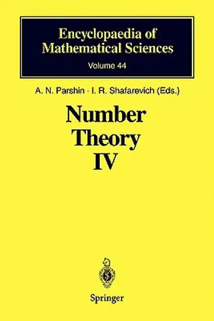 Number Theory IV: Transcendental Numbers by A. N. Parshin