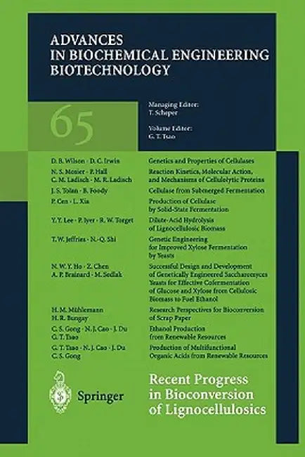 Recent Progress in Bioconversion of Lignocellulosics by G. T. Tsao