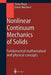 Nonlinear Continuum Mechanics of Solids: Fundamental Mathematical and Physical Concepts by Yavuz Basar