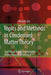 Topics and Methods in Condensed Matter Theory: From Basic Quantum Mechanics to the Frontiers of Research by Michele Cini
