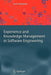 Experience and Knowledge Management in Software Engineering by Kurt Schneider