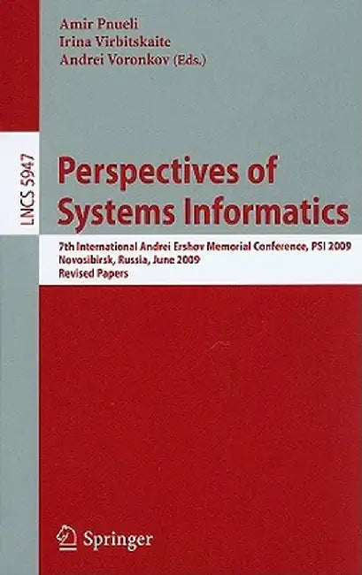 Perspectives of Systems Informatics by Amir Pnueli