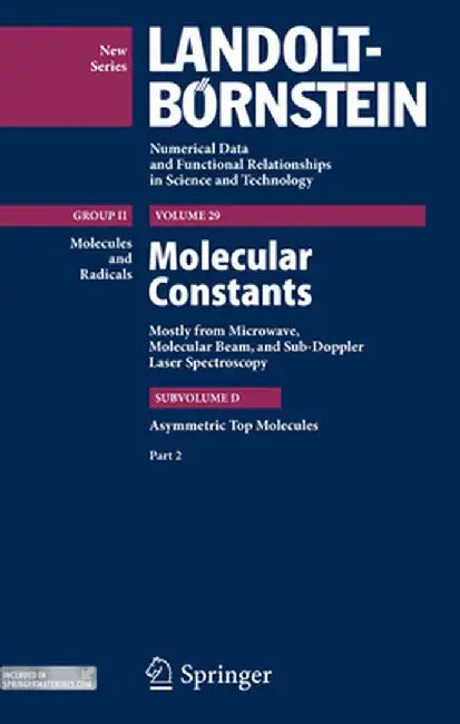 Asymmetric Top Molecules, Part 3 by Wolfgang Hüttner