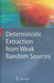 Deterministic Extraction from Weak Random Sources by Ariel Gabizon