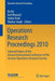 Operations Research Proceedings 2010: Selected Papers of the Annual International Conference of the German Operations Research Society by Bo Hu