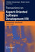 Transactions on Aspect-Oriented Software Development VIII by Shmuel Katz, Mira Mezini, Christine Schwanninger