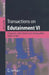 Transactions on Edutainment VI by Zhigeng Pan, Adrian David Cheok, Wolfgang Müller