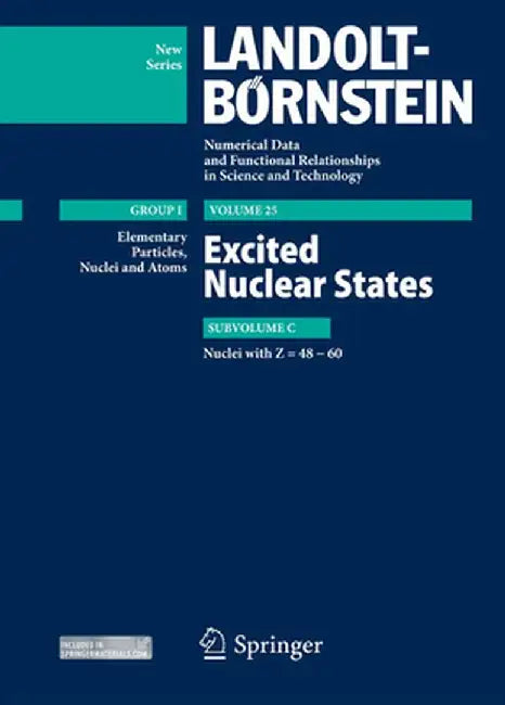 Excited Nuclear States - Nuclei with Z=48-60 by Herwig Schopper